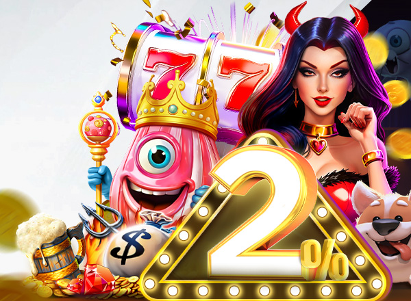Komisi Rebate Taruhan Slots Hingga 2% 1